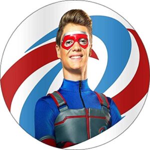 Cialda per torta HENRY DANGER decorazione alimentare senza glutine topper cake rotondo 10 (Ostia, 20 cm)