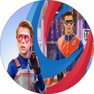 Cialda per torta HENRY DANGER decorazione alimentare senza glutine topper cake rotondo 11 (Ostia, 20 cm)