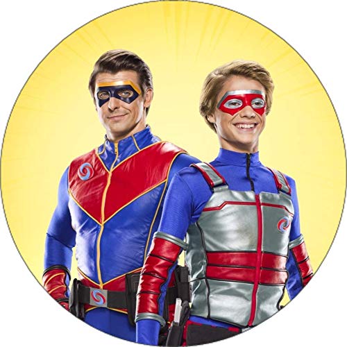 Cialda per torta HENRY DANGER decorazione alimentare senza glutine topper cake rotondo 6 (Ostia, 20 cm)