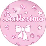 Cialda per torta IL MIO BATTESIMO SCARPETTE BAMBINA decorazione alimentare  senza glutine personalizzazione grafica inclusa topper cake design (Formato  quadrato) - TortaPrint