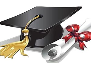 Cialda per torta LA MIA LAUREA OCCASIONI SPECIALI decorazione alimentare senza glutine topper cake (Rettangolare) img 3 (Pasta di zucchero, 15x25 cm)