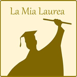 Cialda per torta LA MIA LAUREA decorazione alimentare senza glutine personalizzazione grafica inclusa topper cake design img 1