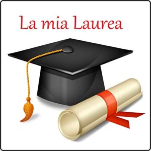 Cialda per torta LAUREA LA MIA LAUREA OCCASIONI SPECIALI decorazione alimentare senza glutine personalizzazione grafica inclusa topper cake design (quadrato) img 4