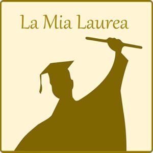 Cialda per torta LAUREA LA MIA LAUREA OCCASIONI SPECIALI decorazione alimentare senza glutine topper cake ( quadrato) img 2 (Ostia, 18x18 cm)