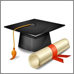 Cialda per torta LAUREA LA MIA LAUREA OCCASIONI SPECIALI decorazione alimentare senza glutine topper cake ( quadrato) img 4 (Ostia, 16x16 cm)