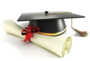 Cialda per torta LAUREA LA MIA LAUREA OCCASIONI SPECIALI decorazione alimentare senza glutine topper cake ( rettangolare) img 1 (Ostia, 20x25 cm)