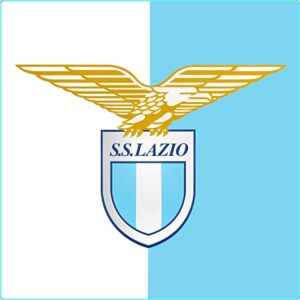 Cialda per torta LAZIO CALCIO decorazione alimentare senza glutine topper cake img 1 (Ostia, 20x20 cm)