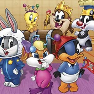 Cialda per torta LOONEY TUNES decorazione alimentare senza glutine topper cake rettangolare img 02 (Ostia, 25 x 15 cm)