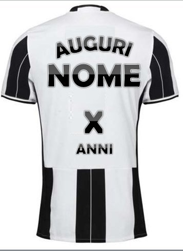 Cialda per torta MAGLIA JUVENTUS CALCIO SERIE A decorazione alimentare senza glutine topper cake img 1 (Ostia, 15x25 cm)