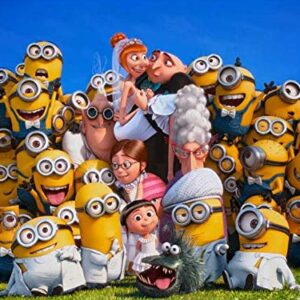 Cialda per torta MINIONS decorazione rettangolare alimentare senza glutine personalizzazione grafica inclusa topper cake design img 15