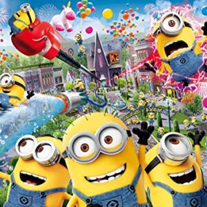 Cialda per torta MINIONS decorazione rettangolare alimentare senza glutine personalizzazione grafica inclusa topper cake design img 1