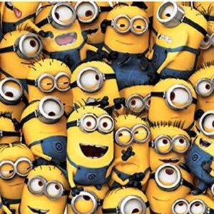 Cialda per torta MINIONS decorazione rettangolare alimentare senza glutine topper cake img 7 (Pasta di zucchero, 20 x 30 cm)