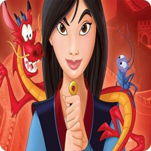 Cialda per torta MULAN decorazione alimentare senza glutine personalizzazione grafica inclusa topper cake quadrato 2 (Pasta di zucchero, 20 x 20 cm)