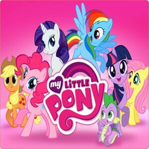 Cialda per torta MY LITTLE PONY decorazione alimentare senza glutine topper cake (Quadrata) img 4 (Ostia, 18 x 18 cm)