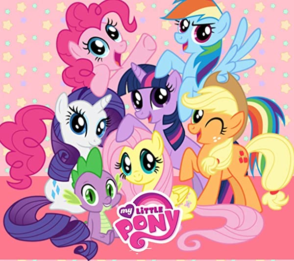 Cialda per torta MY LITTLE PONY decorazione alimentare senza glutine topper cake (Rettangolare) img 6 (Pasta di zucchero, 18 cm)