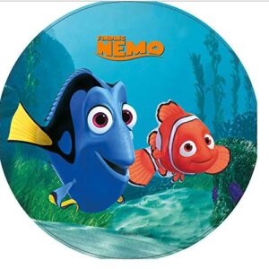 Cialda per torta NEMO e DORY decorazione alimentare personalizzabile Senza Glutine Topper Cake Design Rotondo (Pasta di zucchero, 18 cm)