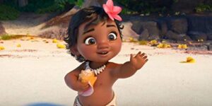 Cialda per torta OCEANIA Moana Principessa decorazione alimentare senza glutine personalizzazione grafica inclusa topper cake design (rettangolare) img 8