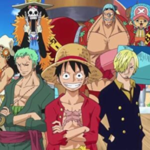 Cialda per torta One Piece decorazione alimentare senza glutine topper cake rettangolare 3 (Ostia, 20 x 30 cm)