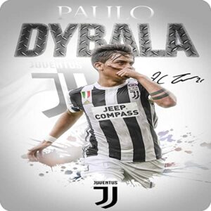 Cialda per torta PAULO DYBALA Juventus decorazione alimentare senza glutine topper cake img 09 (Ostia, 20 x 20 cm)