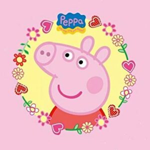 Cialda per torta PEPPA PIG decorazione alimentare senza glutine topper cake ( rettangolare) img 12 (Ostia, 15x25 cm)