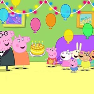 Cialda per torta PEPPA PIG decorazione alimentare senza glutine topper cake ( rettangolare) img 4 (Ostia, 15x25 cm)