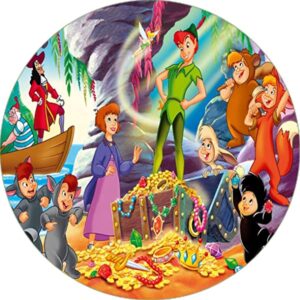 Cialda per torta PETER PAN decorazione alimentare senza glutine topper cake rotondo img 03 (Ostia, 16 cm)