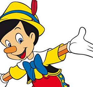 Cialda per torta PINOCCHIO decorazione alimentare senza glutine topper cake rettangolare 3 (Ostia, 25 x 15 cm)