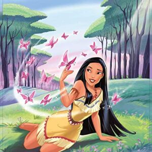 Cialda per torta POCAHONTAS decorazione alimentare senza glutine topper cake rettangolare 1 (Ostia, 25 x 20 cm)