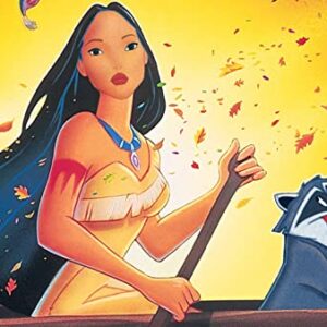 Cialda per torta POCAHONTAS decorazione alimentare senza glutine topper cake rettangolare 2 (Ostia, 25 x 20 cm)