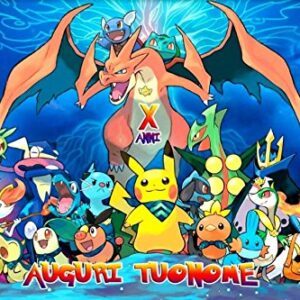 Cialda per torta POKEMON decorazione alimentare senza glutine topper cake img 1 (Pasta di zucchero, 20x30 cm)