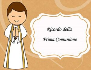 Cialda per torta PRIMA COMUNIONE CRESIMA decorazione alimentare senza glutine topper cake img 12 (Pasta di zucchero, 20 x 30 cm)