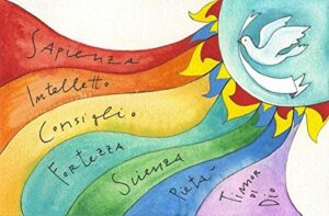 Cialda per torta PRIMA COMUNIONE CRESIMA decorazione alimentare senza glutine topper cake ( quadrato) img 10 (Ostia, 25 x 20 cm)