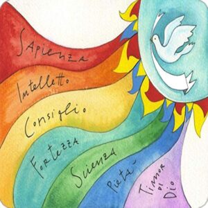 Cialda per torta PRIMA COMUNIONE CRESIMA decorazione alimentare senza glutine topper cake ( quadrato) img 14 (Ostia, 20 x 20 cm)