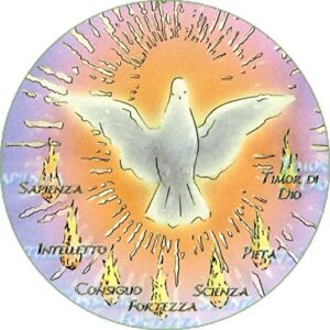 Cialda per torta PRIMA COMUNIONE Lui & Lei SANTA CRESIMA decorazione alimentare senza glutine personalizzazione grafica inclusa topper cake design (Formato rotondo) img 9