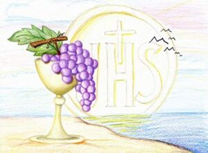 Cialda per torta PRIMA COMUNIONE Lui & Lei SANTA CRESIMA decorazione alimentare senza glutine personalizzazione grafica inclusa topper cake design img 1