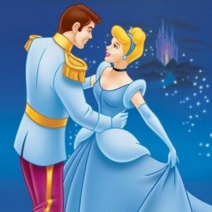 Cialda per torta PRINCIPESSA CENERENTOLA decorazione alimentare senza glutine personalizzazione grafica inclusa topper cake design img 6