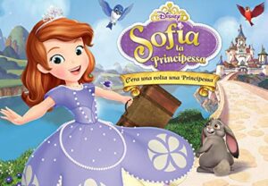 Cialda per torta PRINCIPESSA SOFIA decorazione alimentare senza glutine personalizzazione grafica inclusa topper cake design (Formato rettangolare) img 1