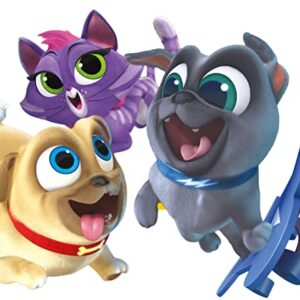 Cialda per torta PUPPY DOG PALS cuccioli decorazione alimentare senza glutine topper cake rettangolare 3 (Ostia, 25 x 15 cm)