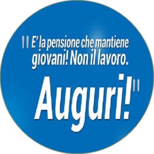 Cialda per torta Pensionamento Lui & Lei Festa Pensione Speciali Decorazione alimentare personalizzabile Gluten free Topper Cake Design (Rotonda) img 7