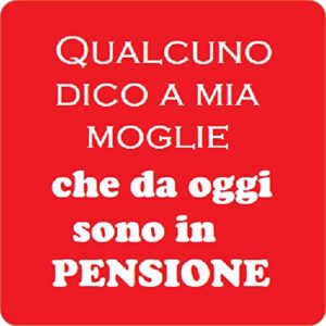 Cialda per torta Pensionamento Lui & Lei Festa Pensione Speciali Decorazione alimentare personalizzabile Gluten free Topper Cake Design (Quadrata) img 10