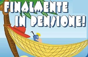 Cialda per torta Pensionamento Lui & Lei Festa Pensione Speciali Decorazione alimentare personalizzabile Gluten free Topper Cake Design (Rettangolare) img 4