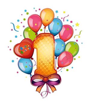 Cialda per torta Primo Compleanno Bambini Decorazione alimentare personalizzabile Gluten free Topper Cake Design (Rettangolare) img 8