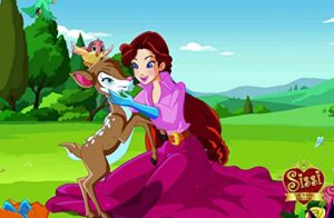 Cialda per torta Principessa Sissi Decorazione alimentare senza glutine personalizzazione grafica inclusa topper cake rettangolare 1