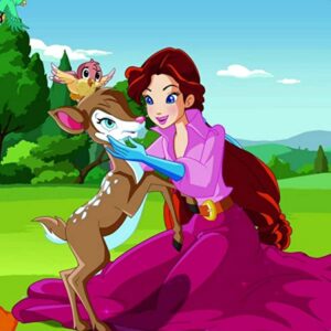 Cialda per torta Principessa Sissi Decorazione alimentare senza glutine topper cake quadrato (Ostia, 20 x 20 cm)