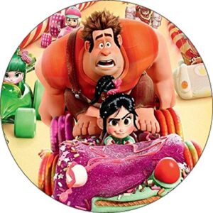 Cialda per torta RALPH decorazione alimentare senza glutine topper cake rotondo 4 (Ostia, 20 cm)