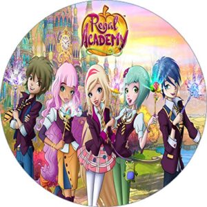 Cialda per torta REGAL ACADEMY decorazione alimentare senza glutine personalizzazione grafica inclusa topper cake design img 03