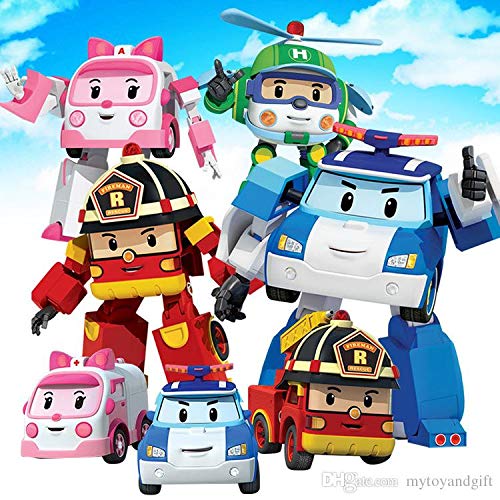 Cialda per torta ROBOCAR POLI decorazione alimentare senza glutine topper cake ( quadrato) img 06 (Ostia, 20 x 20 cm)