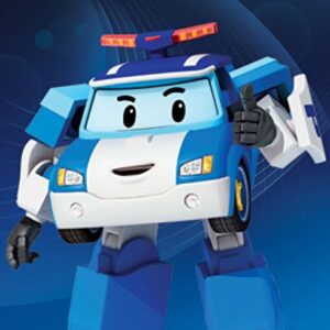 Cialda per torta ROBOCAR POLI decorazione alimentare senza glutine topper cake ( quadrato) img 07 (Ostia, 20 x 20 cm)