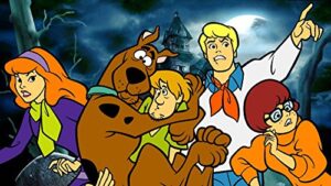 Cialda per torta SCOOBY-DOO decorazione alimentare senza glutine topper cake ( rettangolare) img 1 (Ostia, 20x25 cm)