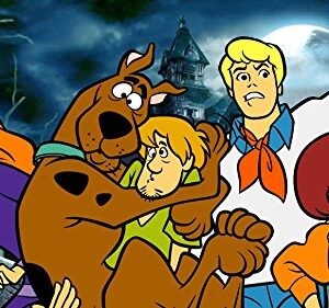 Cialda per torta SCOOBY-DOO decorazione alimentare senza glutine topper cake ( rettangolare) img 1 (Ostia, 20x25 cm)